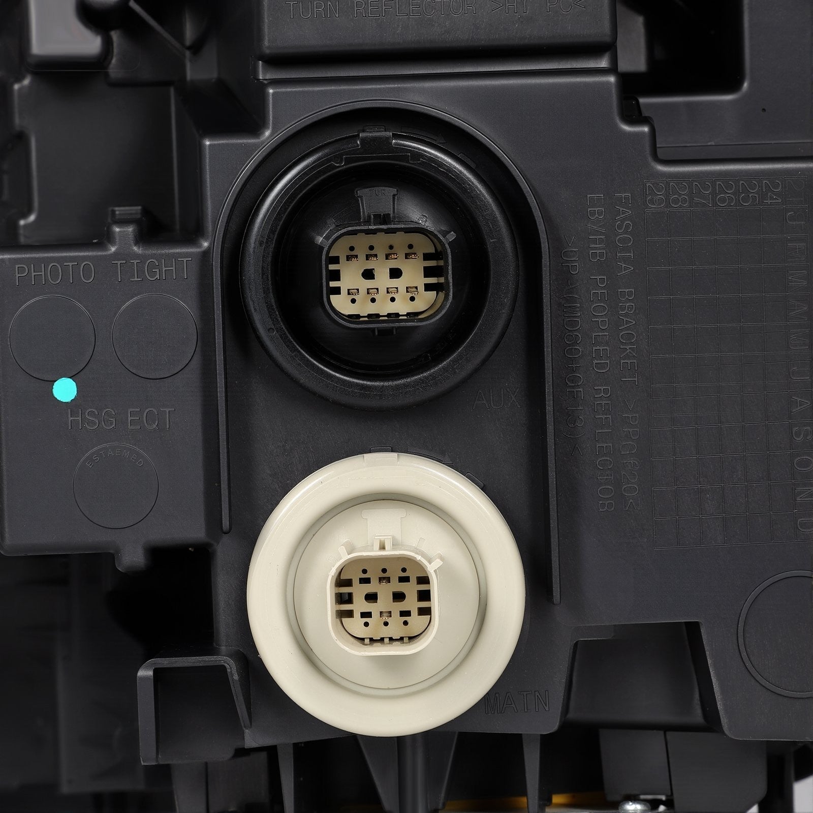 Pair Kit LED Headlights For 2020-2023 GMC Sierra 2500HD 3500HD 6.6L Black Amber 6B93BC-57