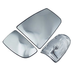 Right Upper Lower Mirror Glass & Indicator Lens for Ford Transit MK8 2015-2021