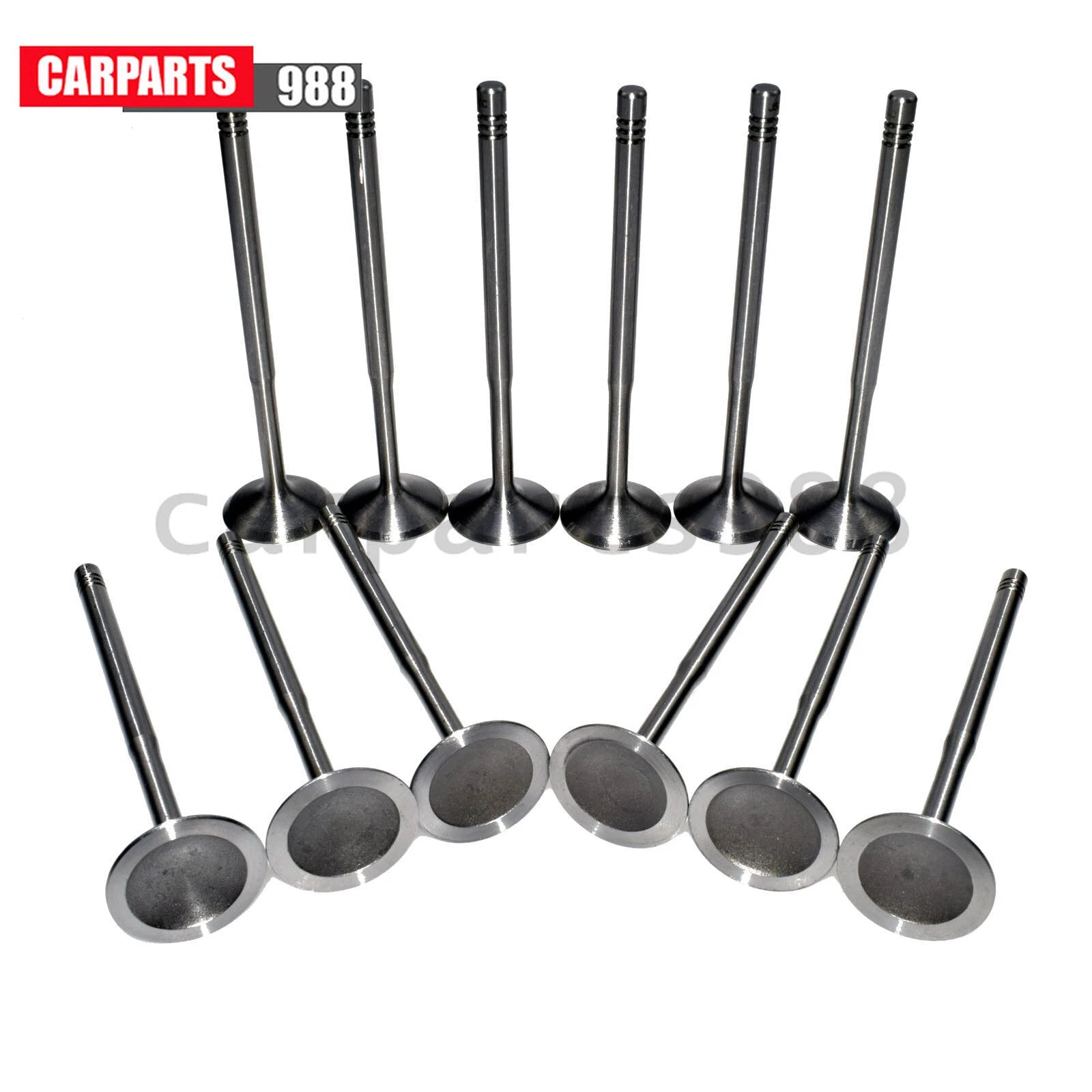 12Pcs Intake Valves 058109601C For Audi A4 TT VW Beetle Golf Passat Jetta 1.8L 6B93BC-57