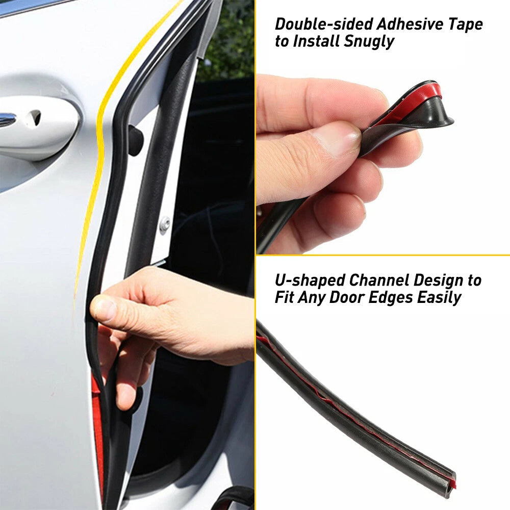 32ft Car Door Protector Rubber Edge Trim Guard Molding Seal Strip Scratch EOA 6B93BC-57