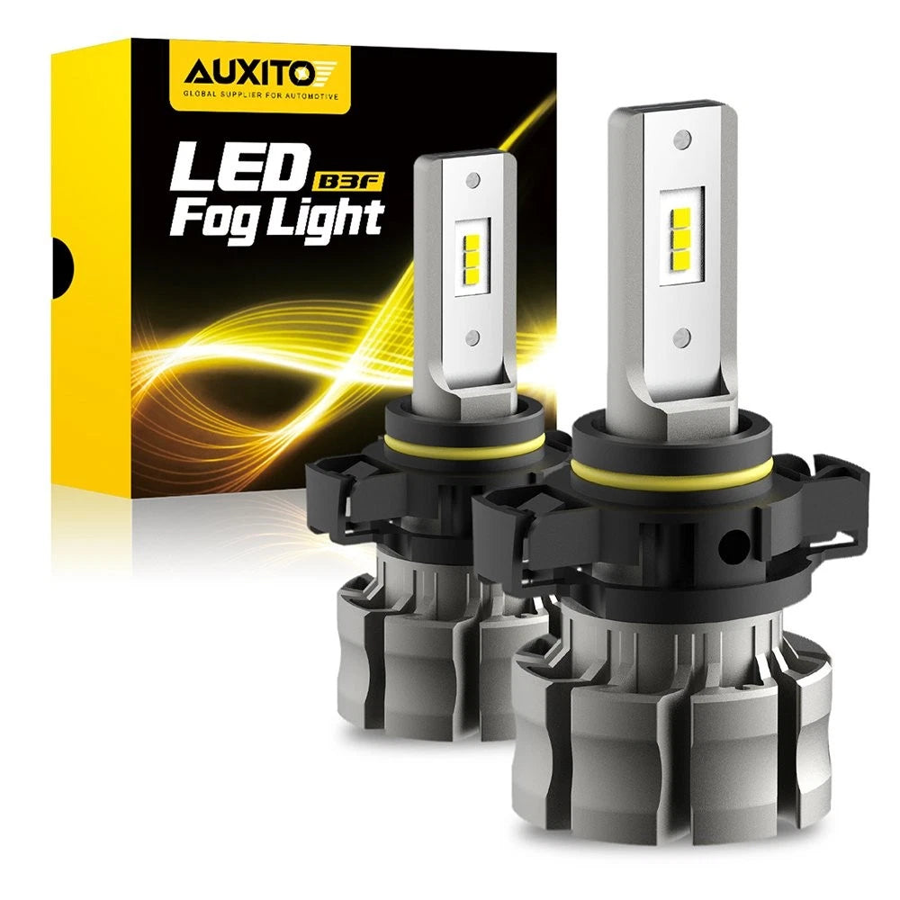 AUXITO 5202 Fog Light 6500K White High Power LED Driving Bulb DRL CANBUS B3F EOA AUXITO