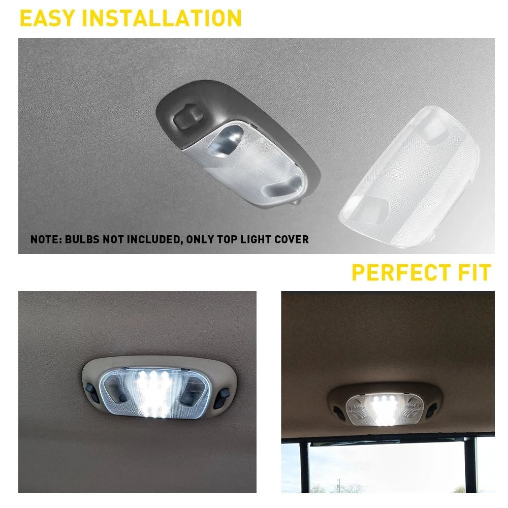 For 1994-2004 Ford F-150 F-250 Clear Lens Interior Overhead Dome Light Cover EOA 6B93BC-57