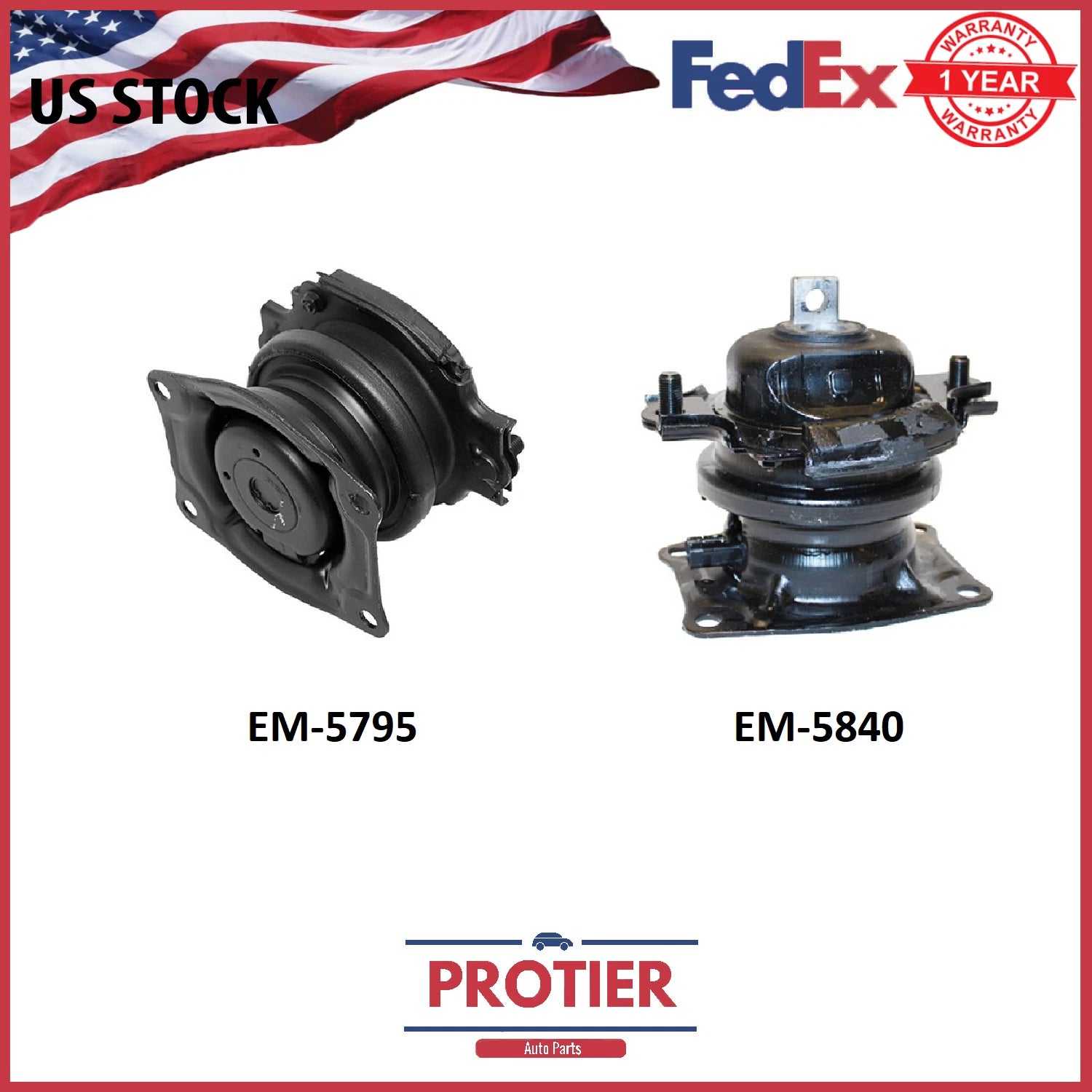 Engine & Trans Mount Set for 2005-2007 Honda Odyssey 3.5L OEM Quality 6B93BC-57