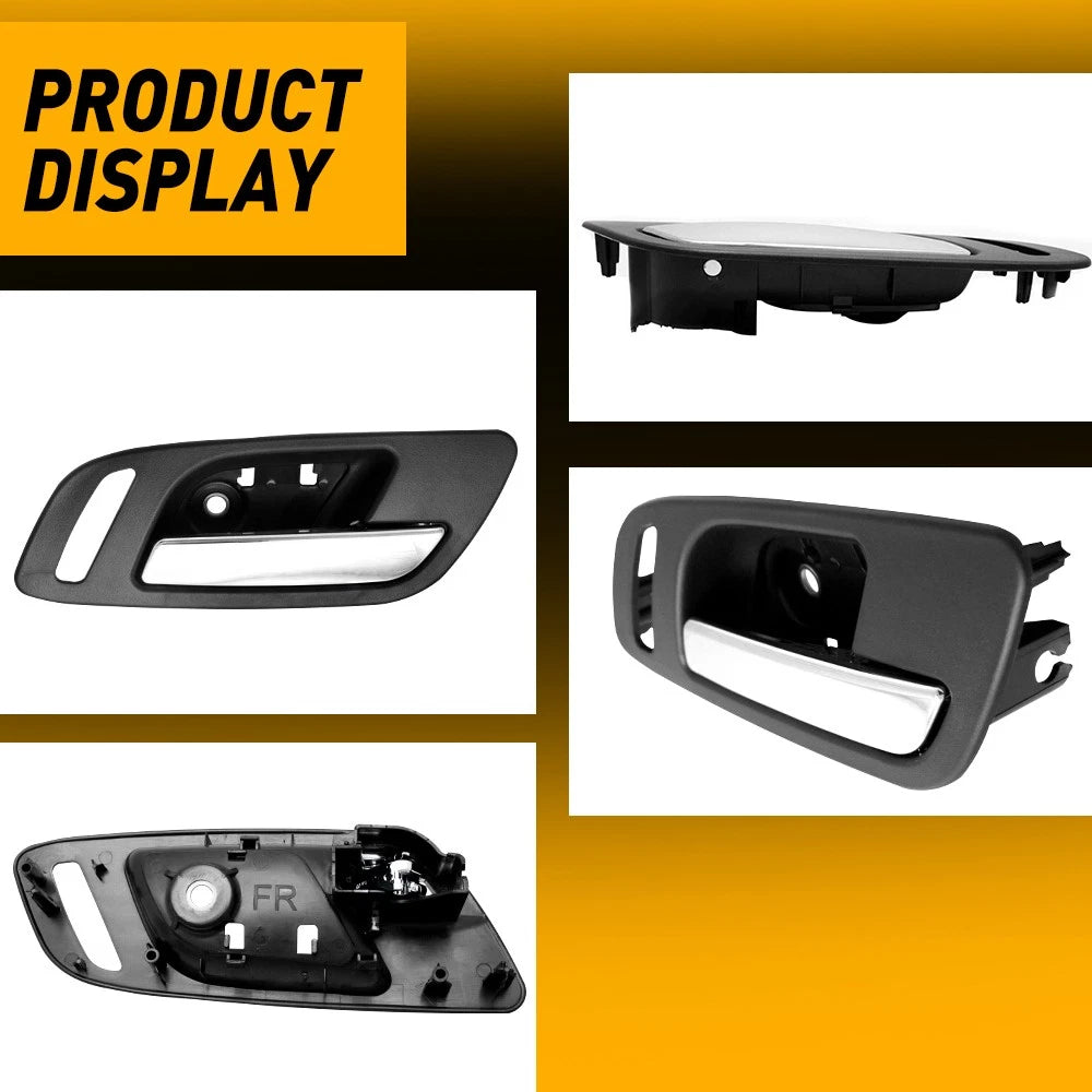For Chevy 2007-2013 Avalanche Interior Door Handle Front Left Right Side Chrome 6B93BC-57