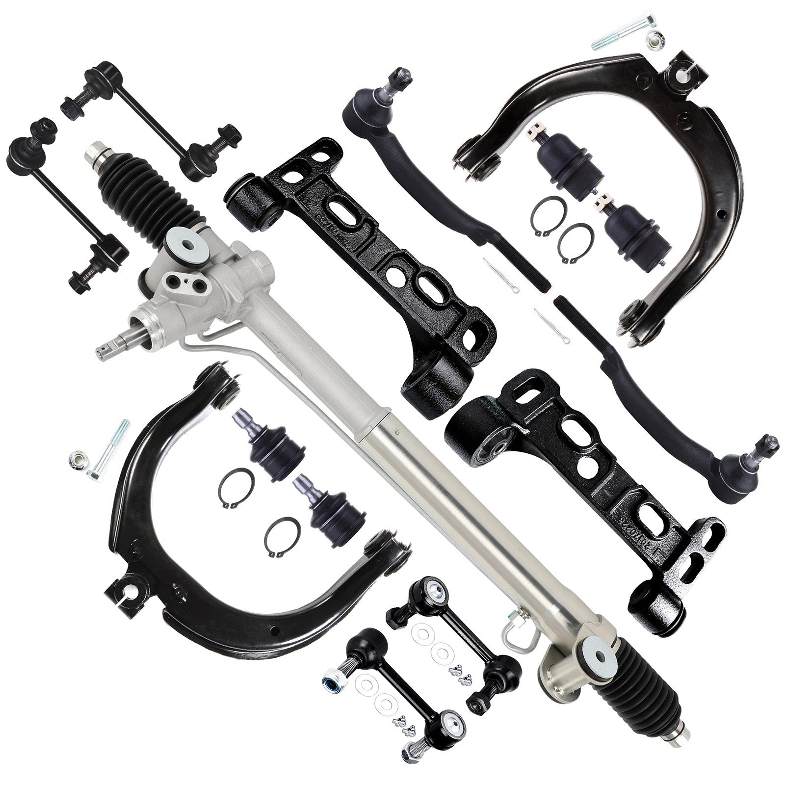 Eccpp 15Pc Complete Power Steering Rack And Pinion Suspension Kit For Chevy Gmc KOEEP