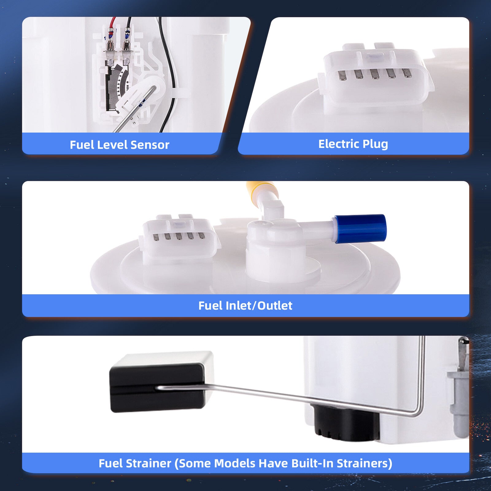 For Nissan Altima 2007 2008 2009-2014 E8755M Electric Fuel Pump Module Assembly 6B93BC-57