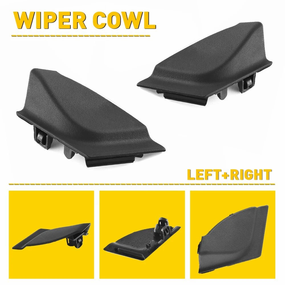 Pair Front Wiper Side Cowl Extension Cover Trim For Toyota Corolla 2020-2022 EOA 6B93BC-57