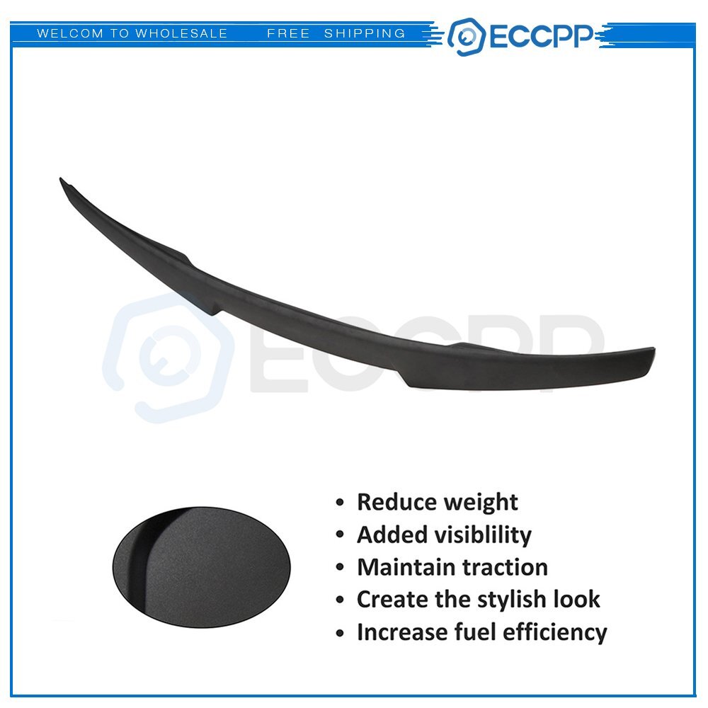 For 2014-2020 AUDI A3 S3 RS3 Sedan Black Trunk Spoiler Wing 6B93BC-57