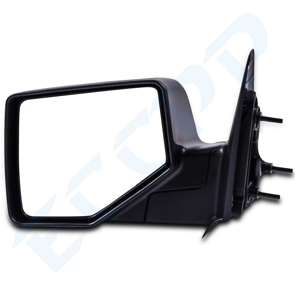 Driver Side Manual Mirror For 2006-2011 Ford Ranger Black Textured Manual Fold 6B93BC-57