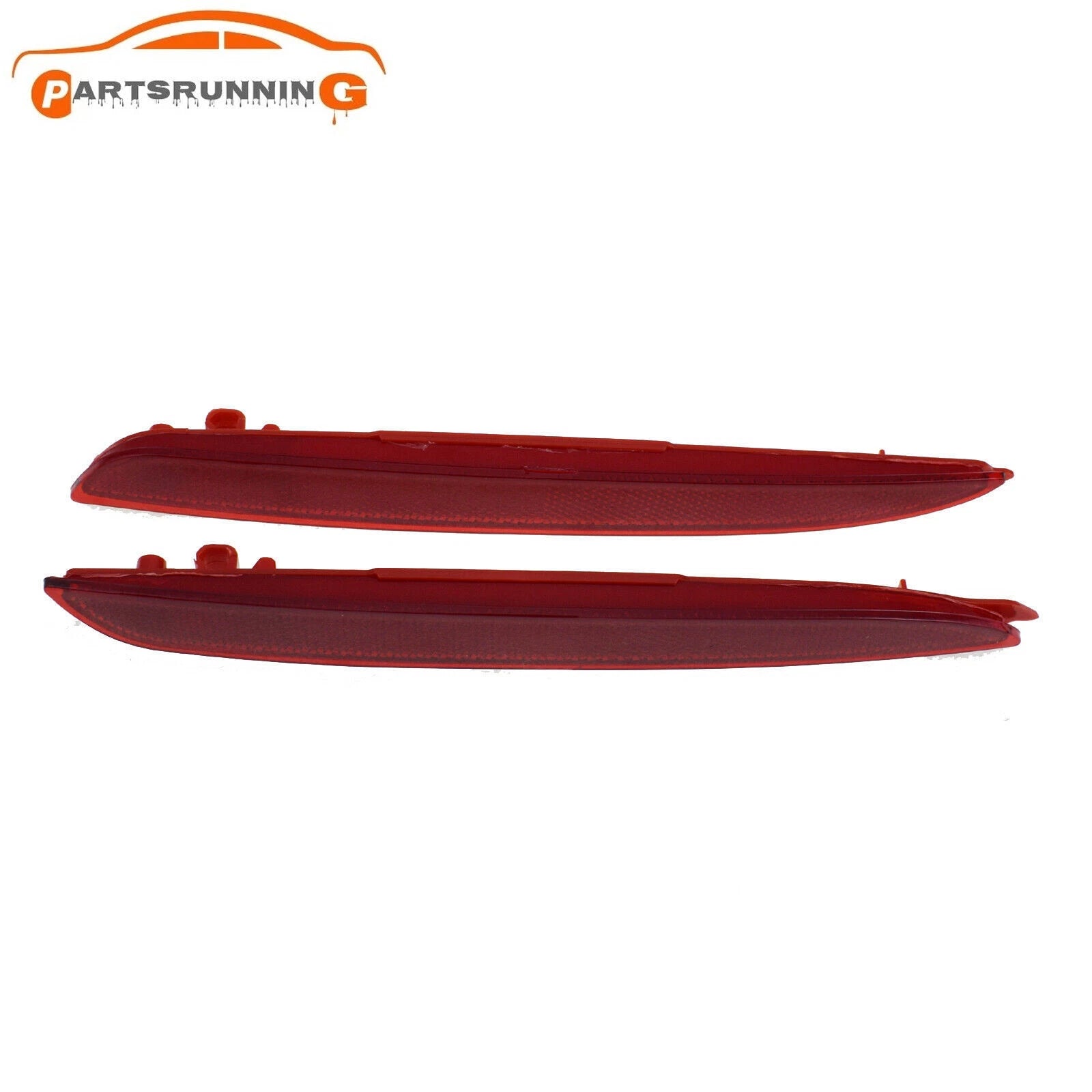 Set of 2 Rear Left & Right Bumper Reflector For Mazda 3 M3 Sedan Hatchback 09-13 6B93BC-57