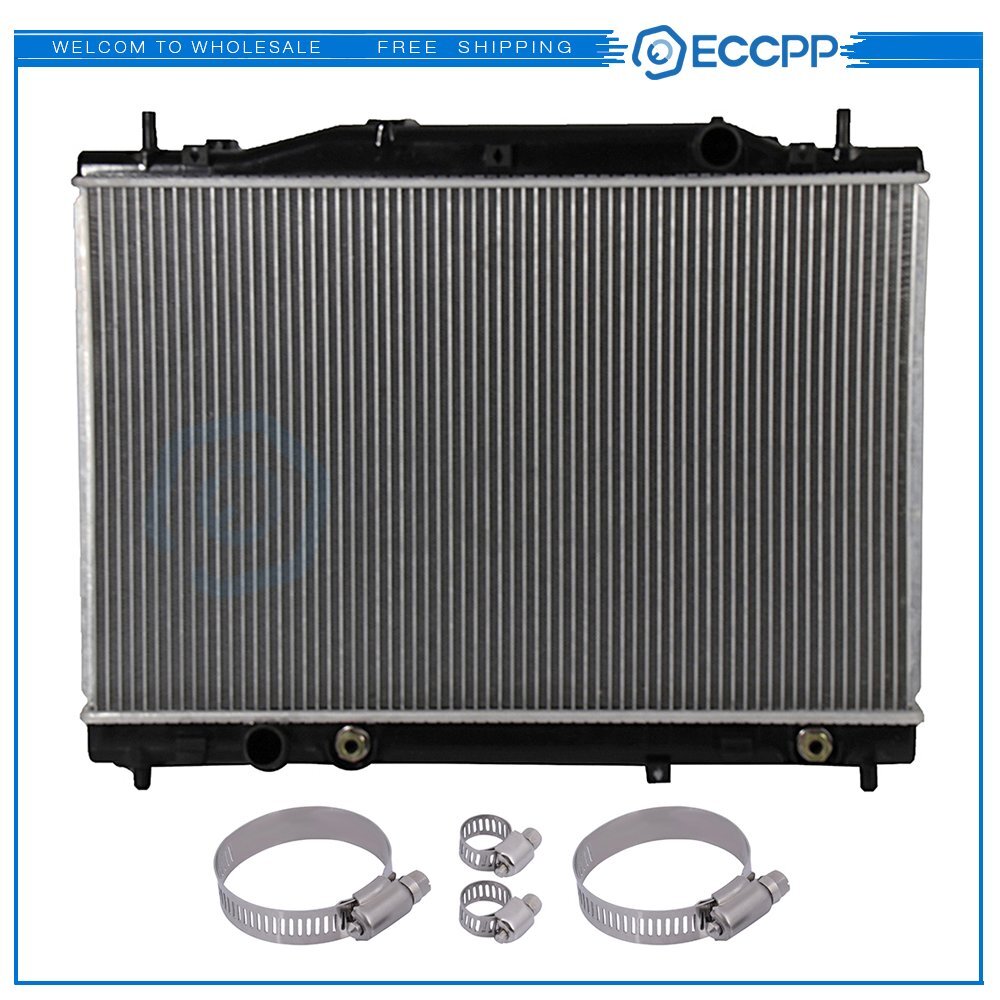 Radiator For 2004-2007 Cadillac CTS with Universal Oil Hose Clamps Kit