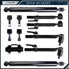 Front Tie Rod Ball Joint Drag Link Shock Steering Suspension Kit Set For Ford KOEEP