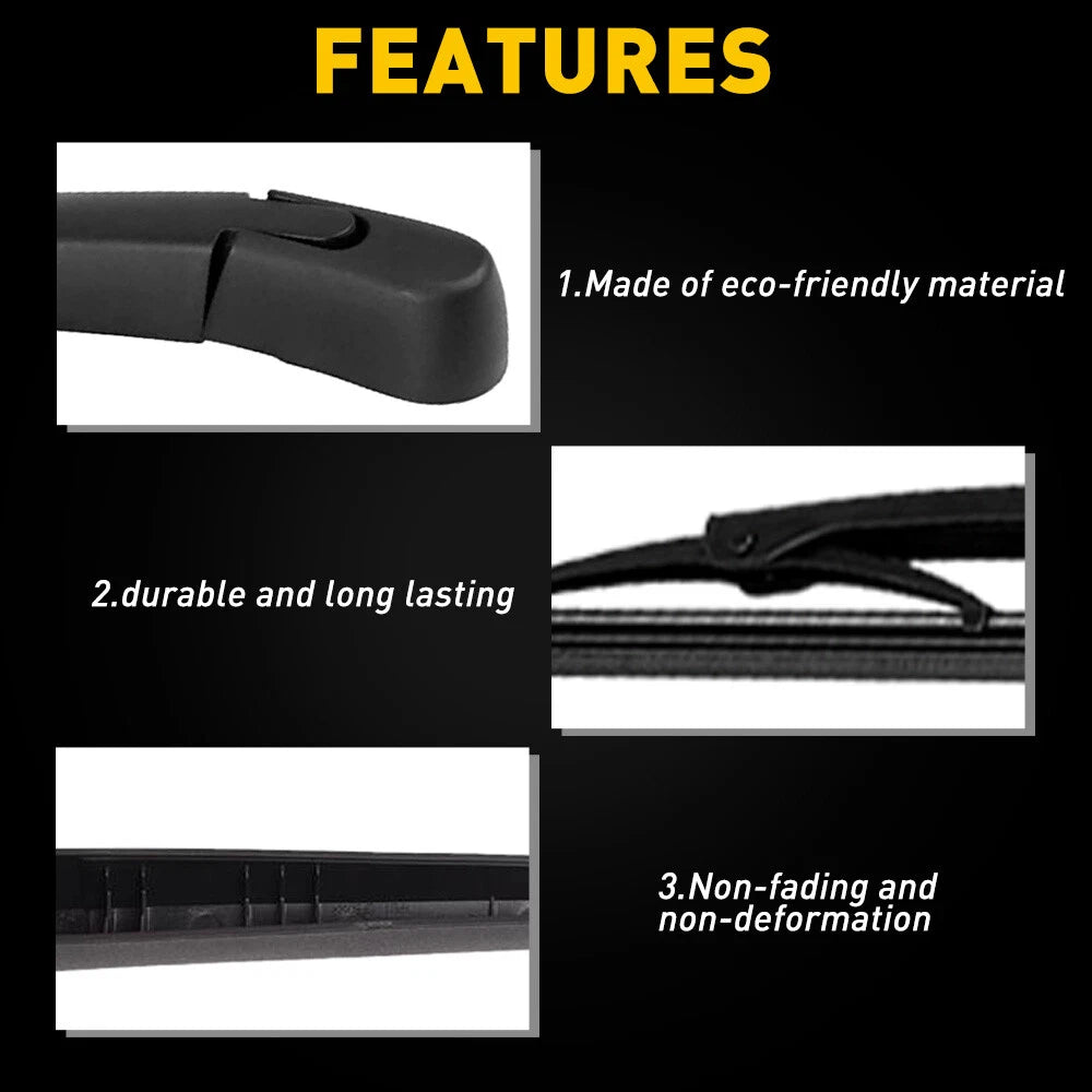 Rear Windshield Wiper Arm & Blade For Hyundai Tucson 2005 2006 2007 2008 2009 6B93BC-57