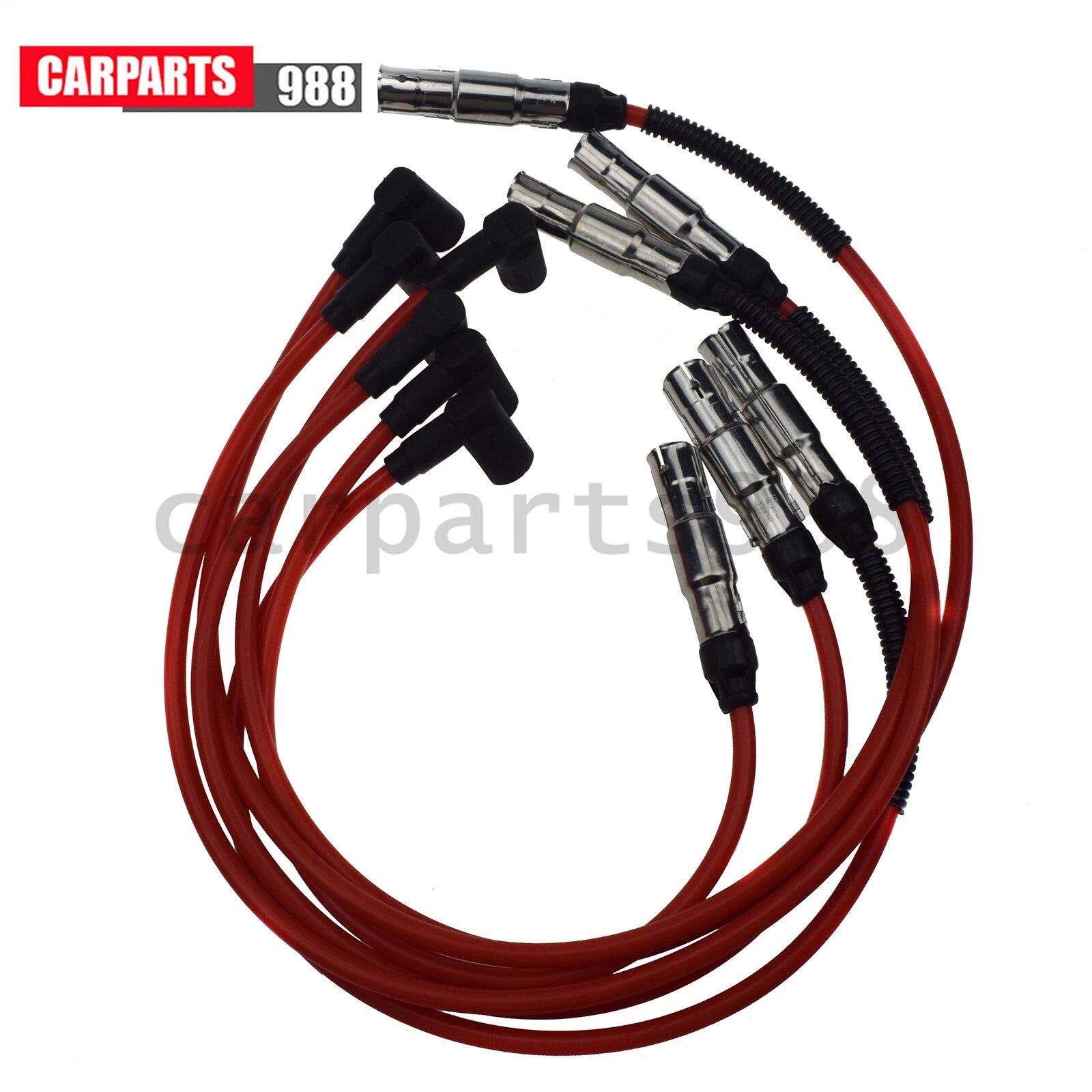 Ignition Cable Kit 7mm For VW Golf Jetta Passat 2.8L 021998031 021998031A 6B93BC-57