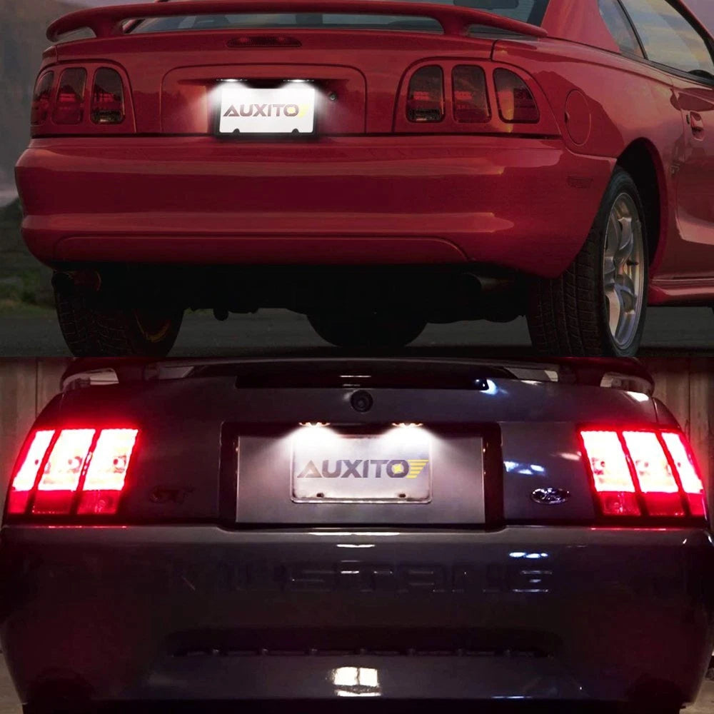 2x For 1994-2004 Ford Mustang LED License Plate Light Tag Lamp Assembly Replace 6B93BC-57