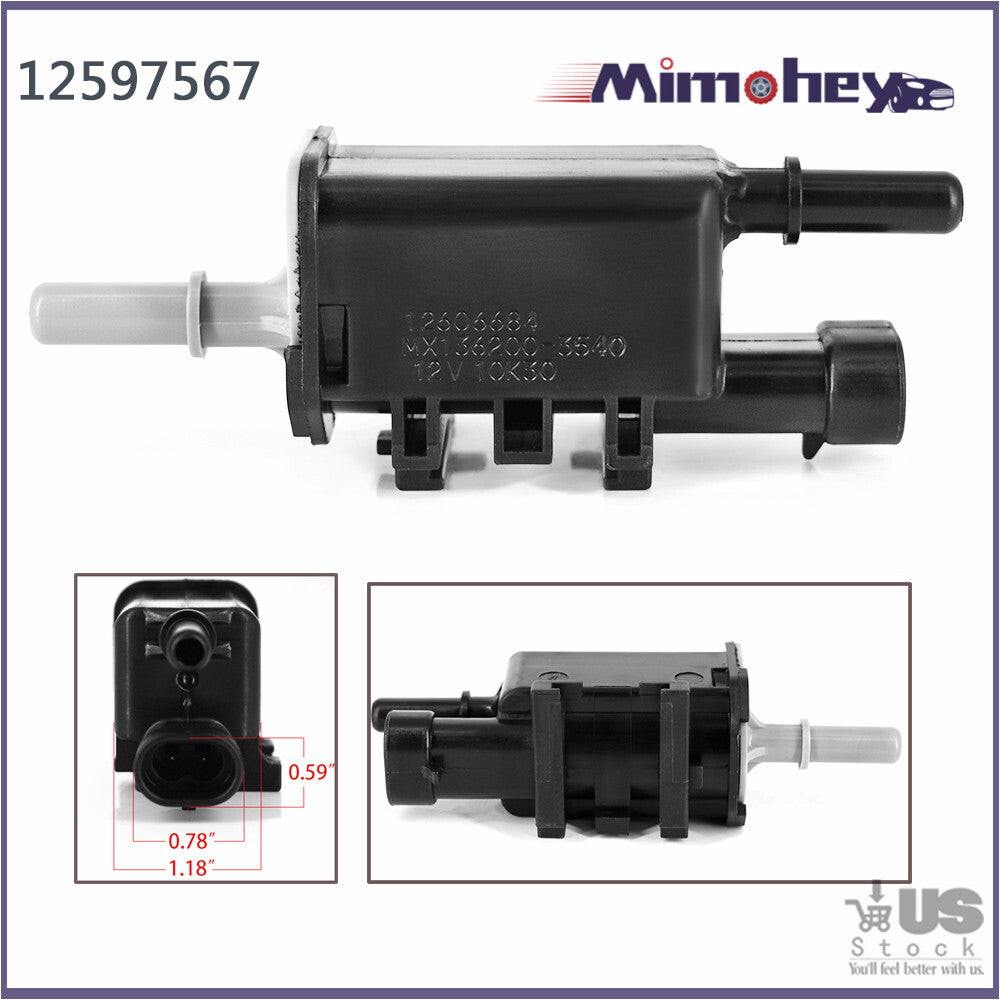 Vapor Canister Purge Valve Solenoid For GM Chevy GMC Buick 12597567 6B93BC-57