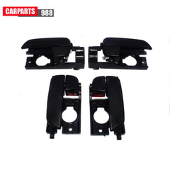 Black Inner Door Handle Front Rear LH RH For Hyundai Accent 2007-11 82610-1E000 6B93BC-57