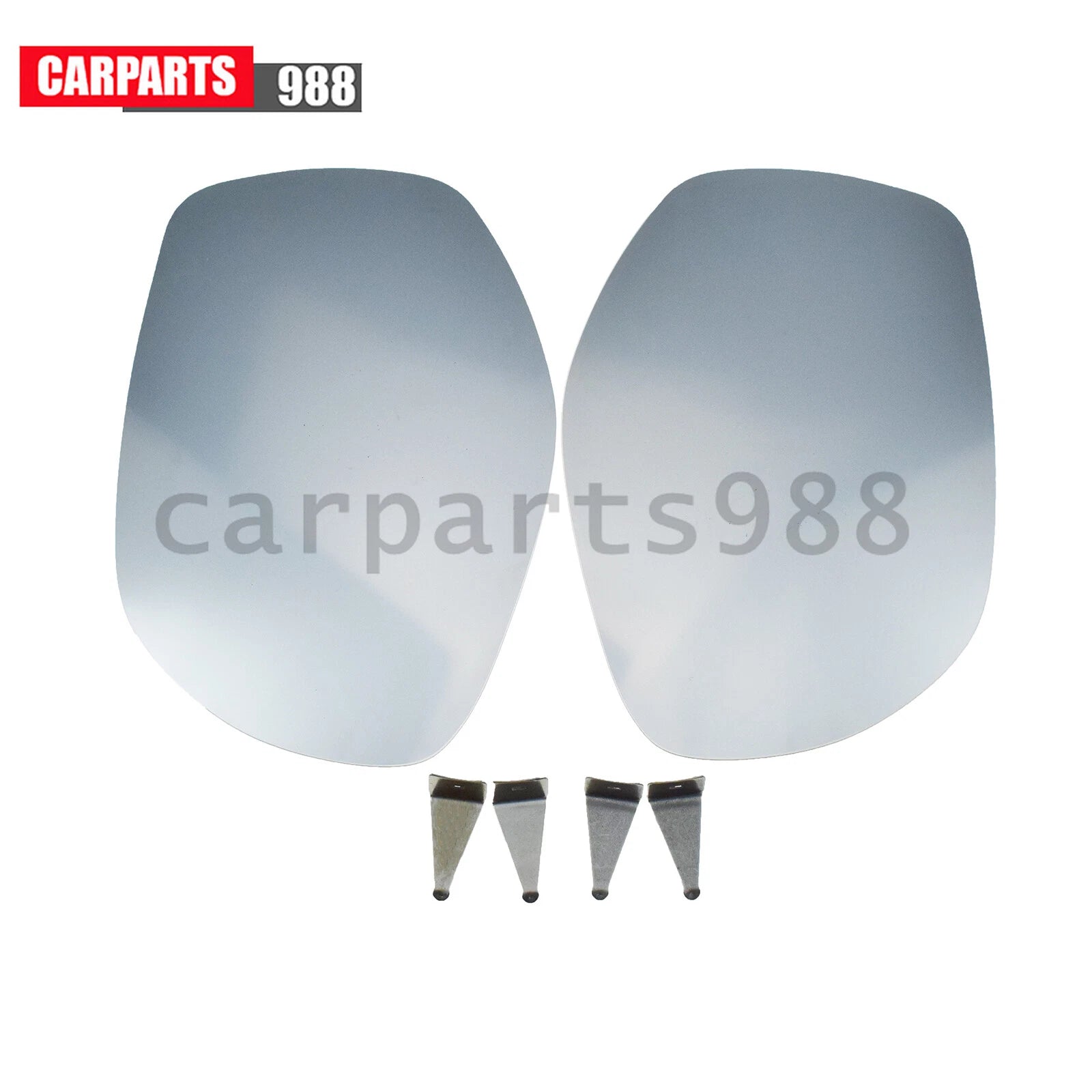 2Pcs Left Right Mirror Glass Heated for 2008-10 Cayenne 95573103904 95573103804 6B93BC-57