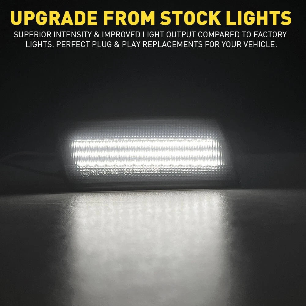 SMOKED LENS LED SIDE MARKER LAMPS LIGHTS FITS CHRYSLER 2005-2014 300 REPLACEMENT 6B93BC-57