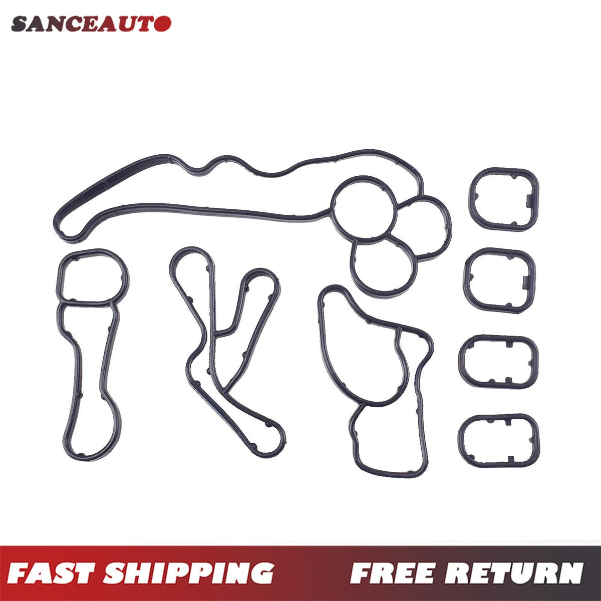 Oil Filter Housing Oil Cooler Gasket For BMW N47 N57 E90 F20 F30 X3 F25 X4 F26 6B93BC-57