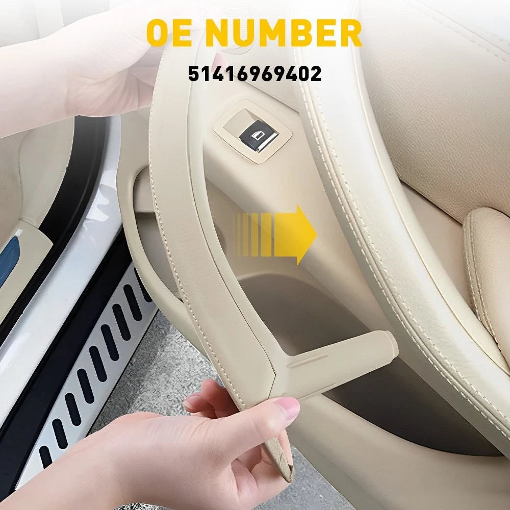 For BMW 2007-2014 E70 Right X5 Passenger Inner Door Panel Handle Pull Trim Cover 6B93BC-57