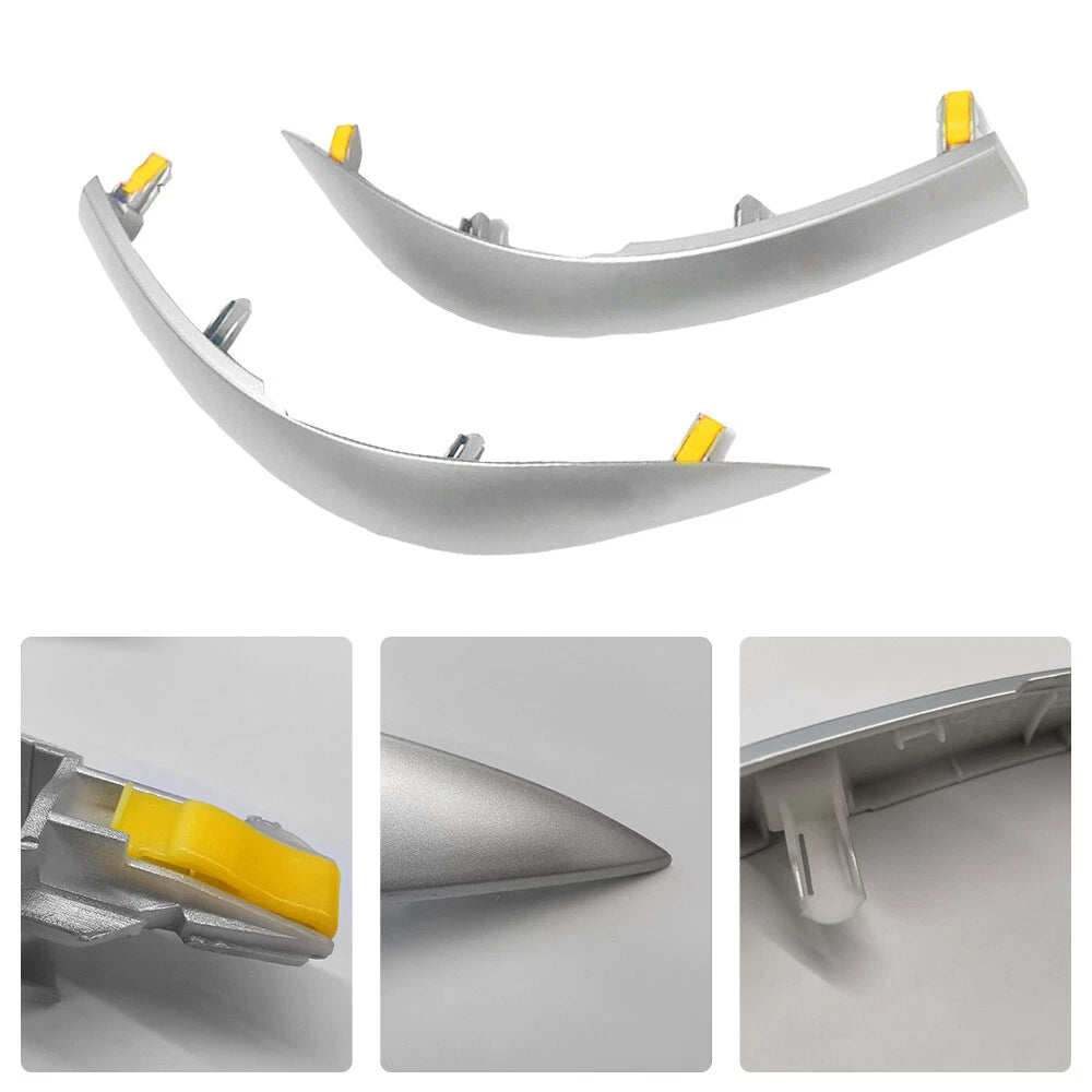 For Toyota Corolla 2009-2013 Upper Side Central Dashboard Strip Trim Left+Right 6B93BC-57