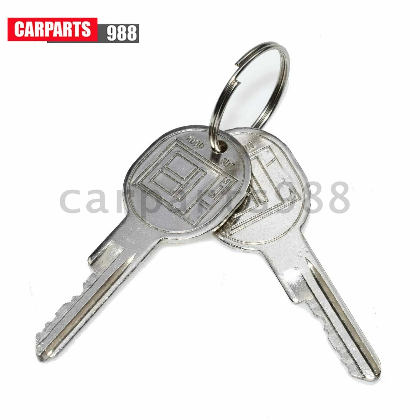 For Chevrolet GM Trunk/Deck/Boot Lock Key Cylinder W/ Keys 605533 TL1575 Chrome 6B93BC-57