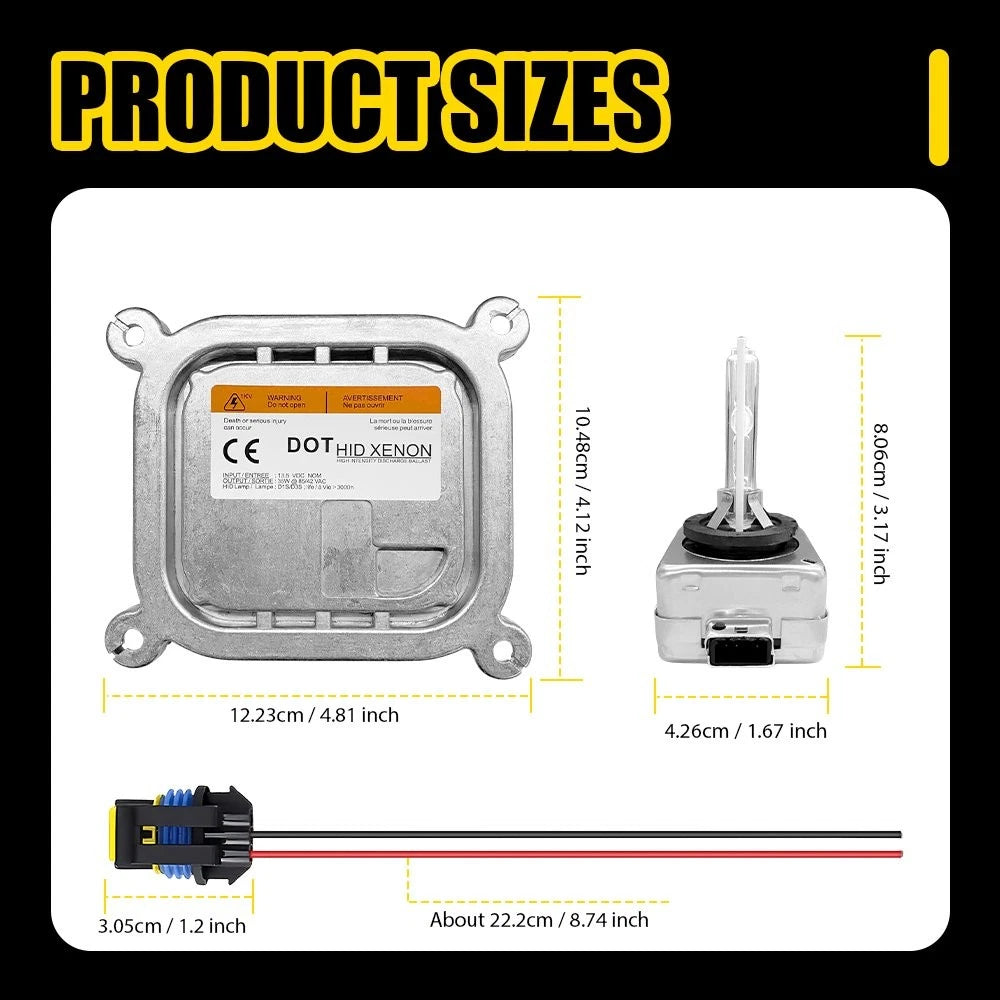 2X Xenon Ballast D3S HID Bulb Module Control Unit For 2018-2020 Chevy Traverse A 6B93BC-57