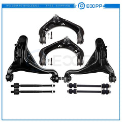 8pcs Lower Control Arms Tie Rods Sway Bars Set For 2006-2009 2010 Ford Explorer 6B93BC-57