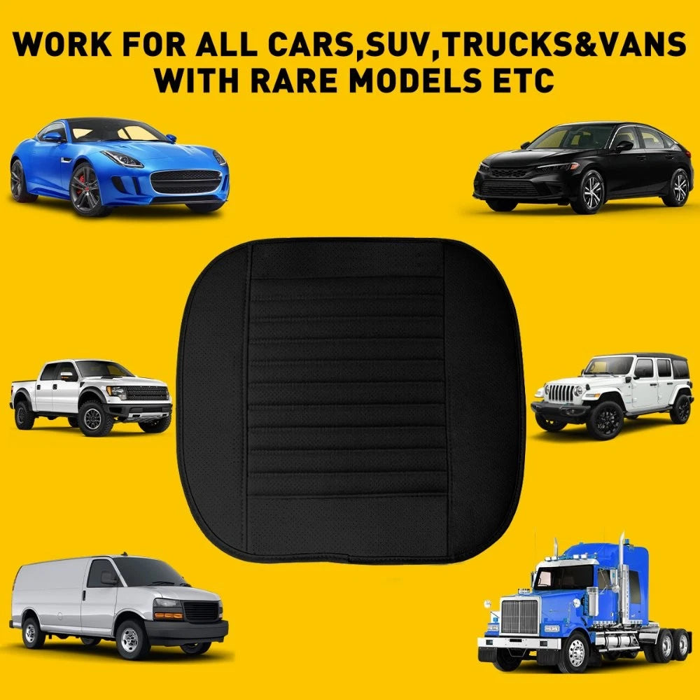 Anti-Slip Seat Car Cover Set Front Black Universal For Auto Interior Accessories 6B93BC-57