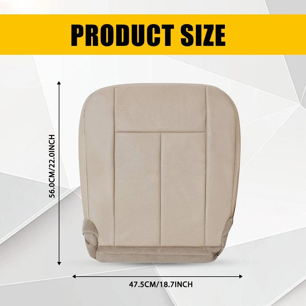 Left Driver Bottom Seat Cover Dune Tan Leather For 2015-2017 Ford Expedition EA 6B93BC-57