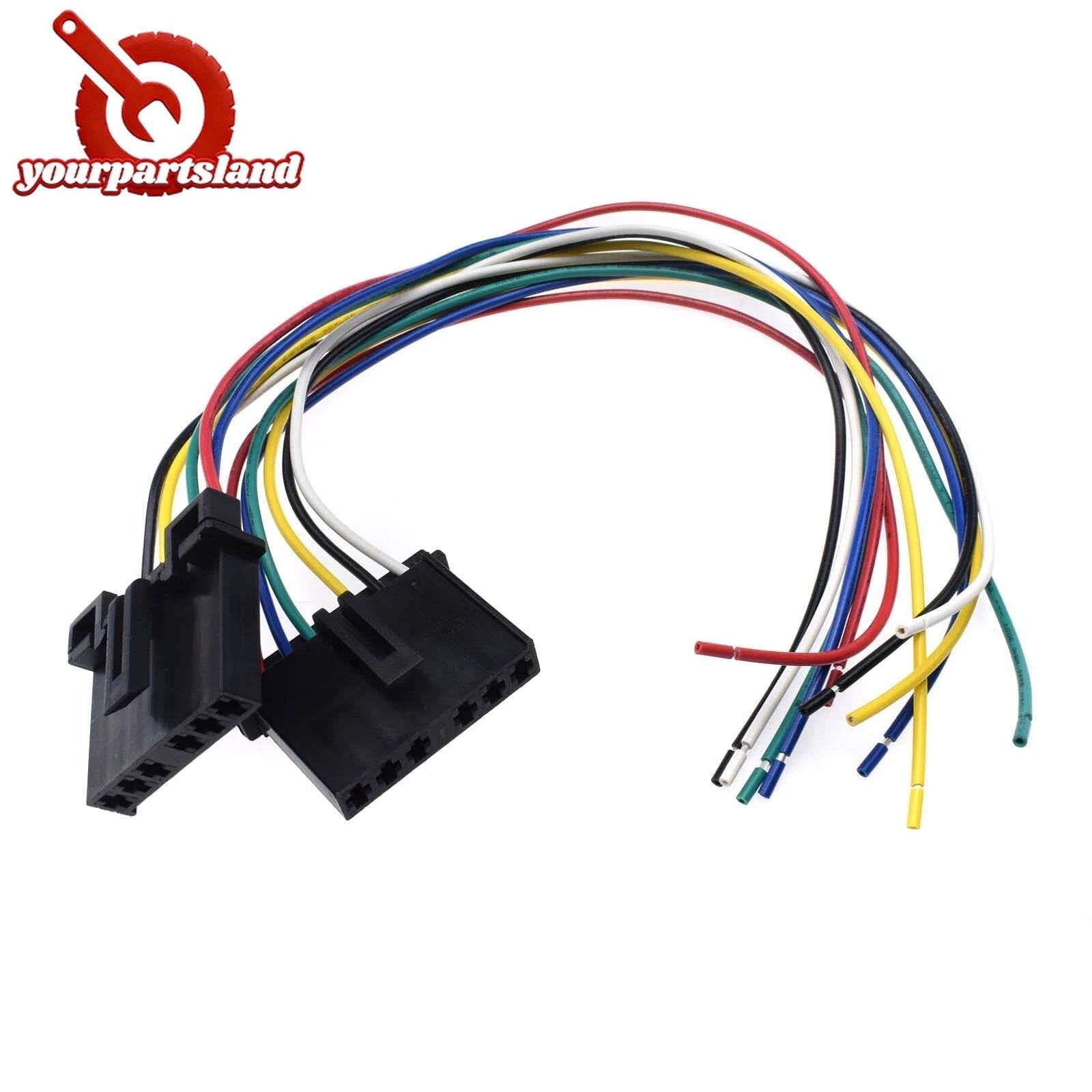 2PCS Rear Stop Tail Lamp Wiring Harness Loom Repair Cable for Ford Transit 00-15 6B93BC-57