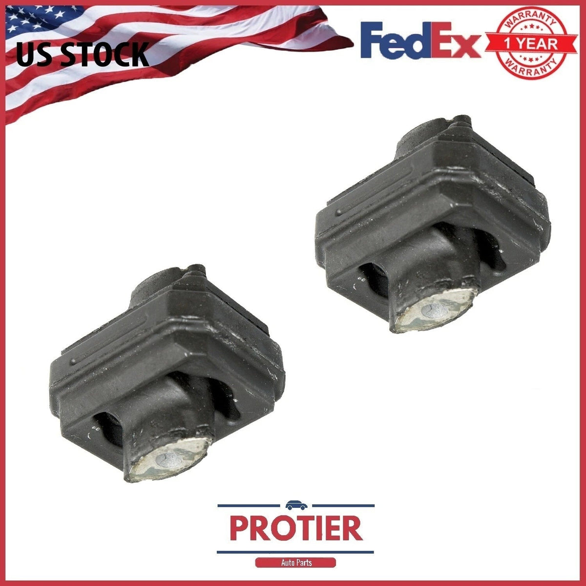 Fits Dodge Ram 1500 2006-2007 Front Left Right Engine Mount Bushing Kit Pair Set 6B93BC-57