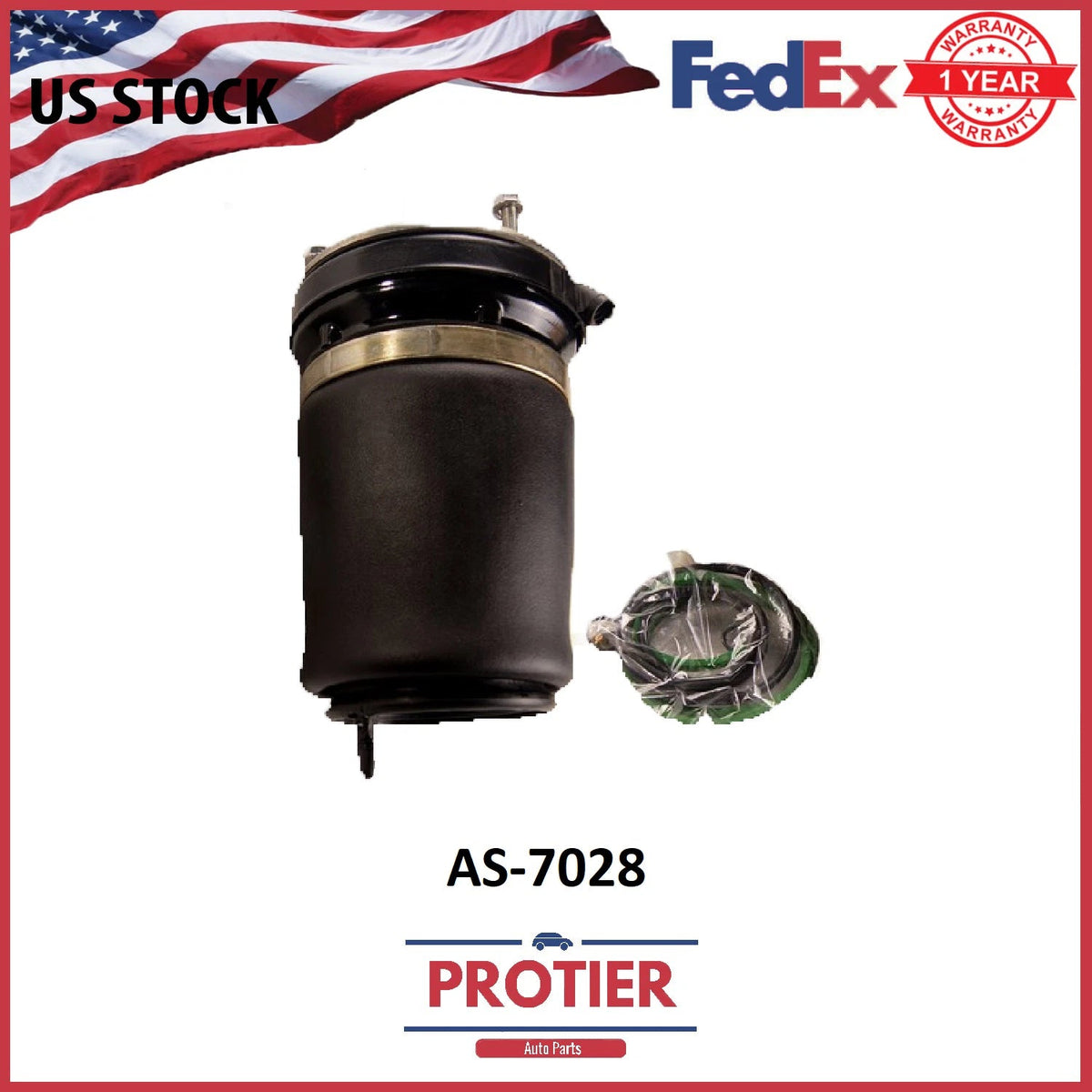 Front Left Suspension Air Spring for 00 - 06 Compatible with BMW X5 AS-7028 6B93BC-57