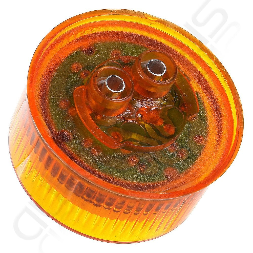 10x 2" Amber 9 LED Round Shape Tail Side Marker Light Trailer Truck Universal KOEEP