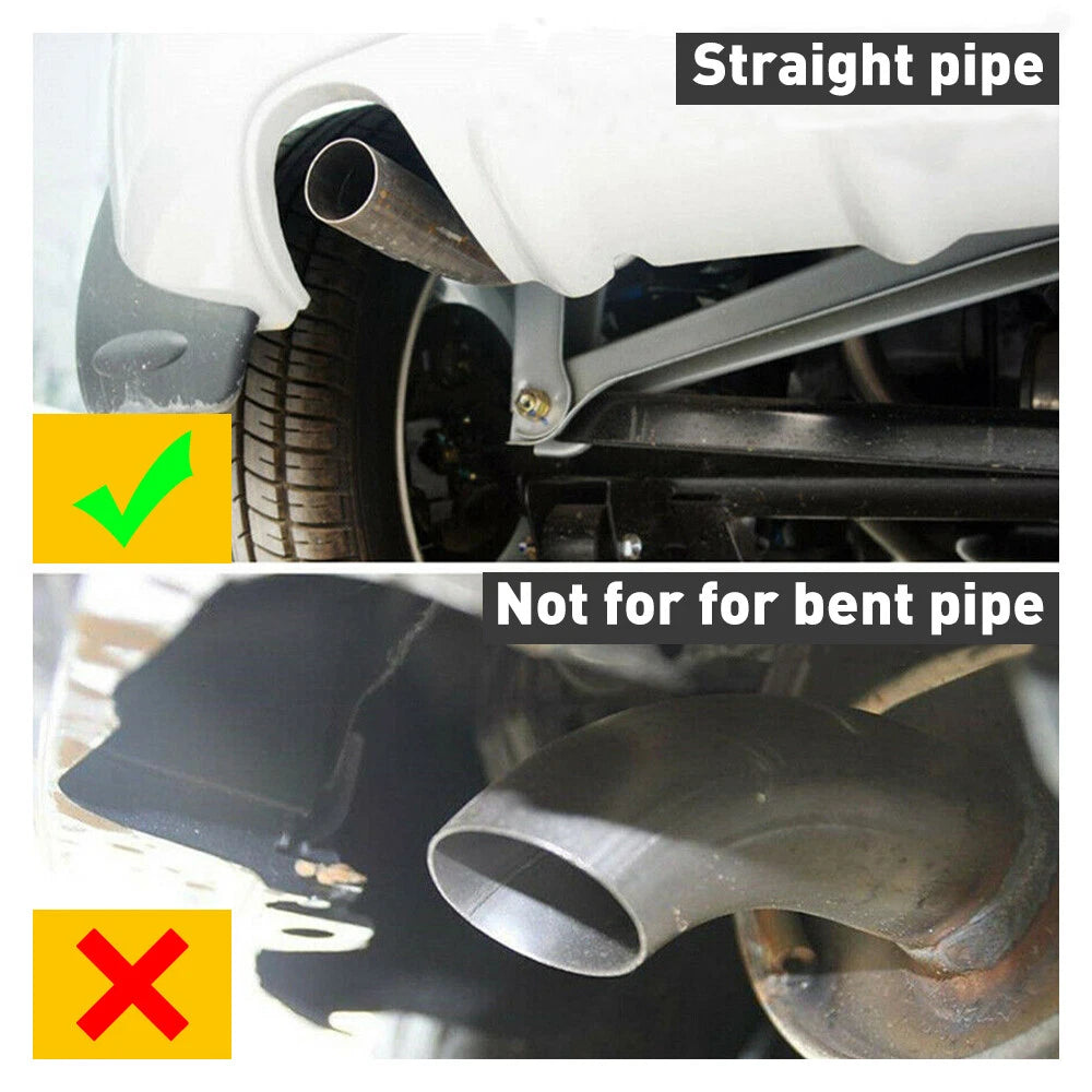 Universal Car Muffler Tip Exhaust Pipe Stainless Steel FOR 1.55 - 2.7finch EOA 6B93BC-57
