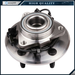 2X CV Axles + 2X Wheel Bearings Front For Dodge Ram 1500 4WD w/ Rear ABS Brakes