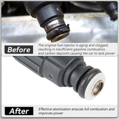 For 2003 2004 2005 2006 Audi TT Quattro 1.8L 4pcs Fuel Injectors 06A906031BC 6B93BC-57