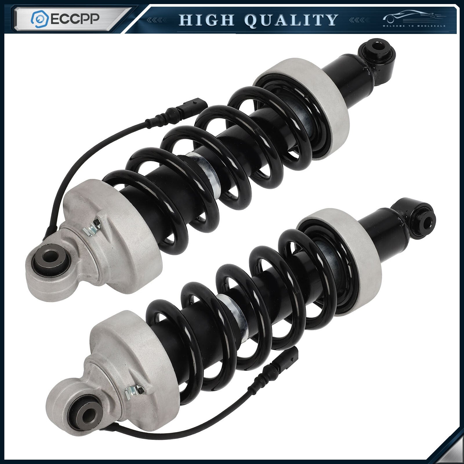 2x Rear Air Suspension Shock Absorbers Struts MagneRide For 07-15 Audi R8 V8 V10 6B93BC-57