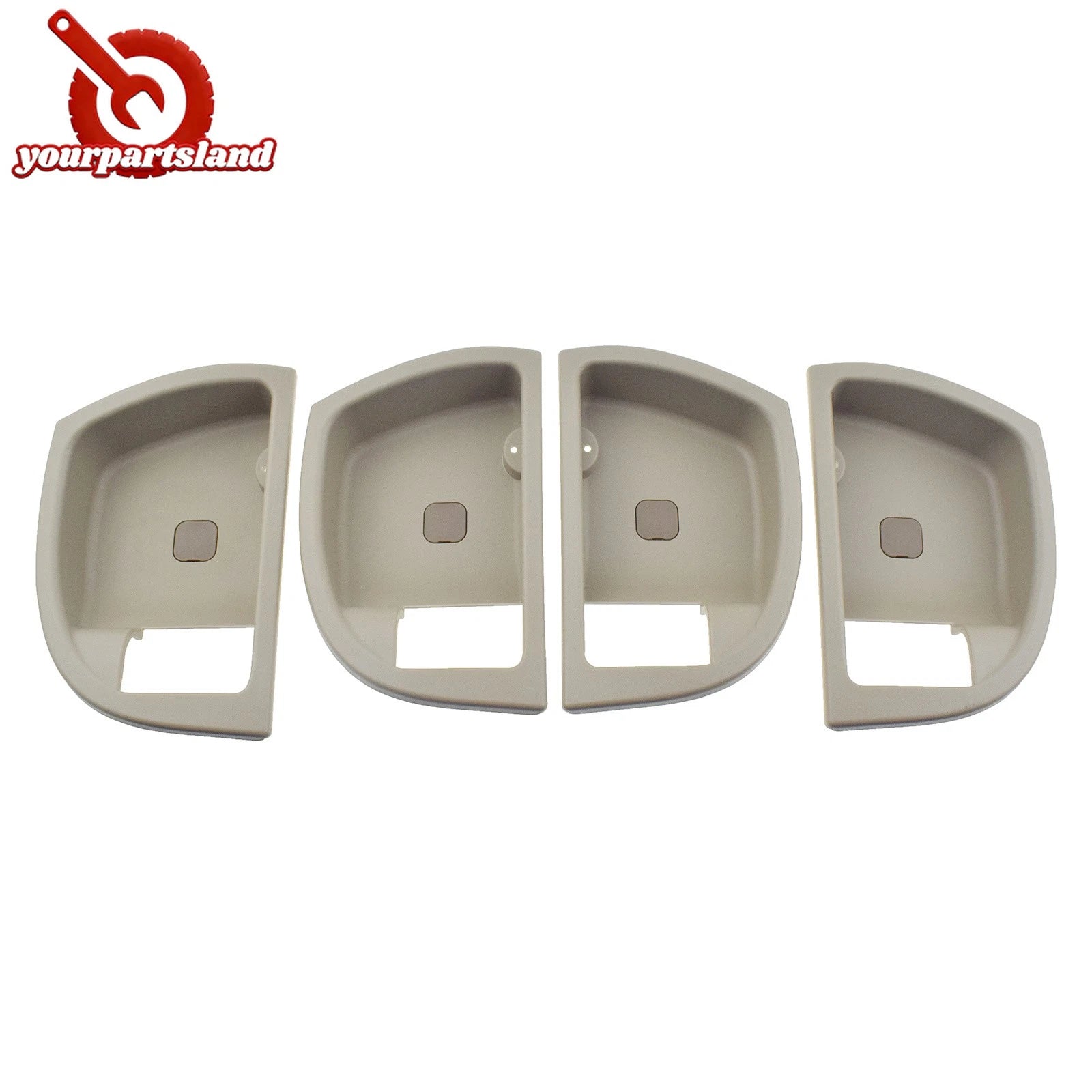 Inside Inner Door Handle Trim Cover Beige Left Right For Hyundai Santa Fe 07-12 6B93BC-57
