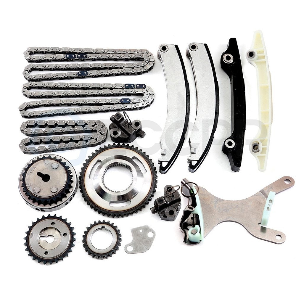 Fits 2005-2009 Dodge Ram 1500 3.7L Full Gasket Set Timing Chain Kit Water Pump 6B93BC-57