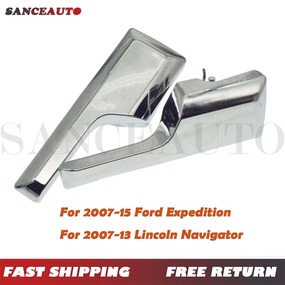 Chrome LH RH Inside Door Handle For 2007-2014 Ford Expedition Lincoln Navigator 6B93BC-57