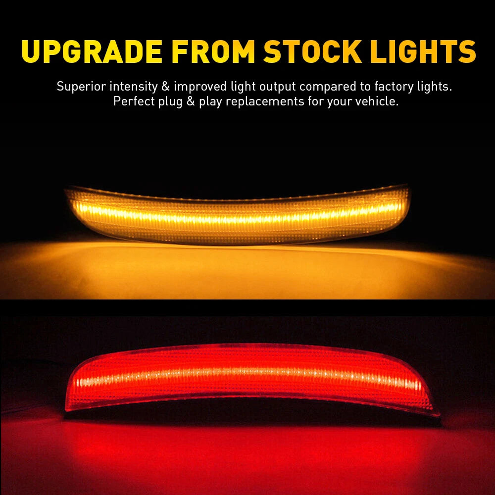 For 15-23 Chrysler 300 300C 300S LED Rear Red Front Amber Side Marker Lights EOA 6B93BC-57