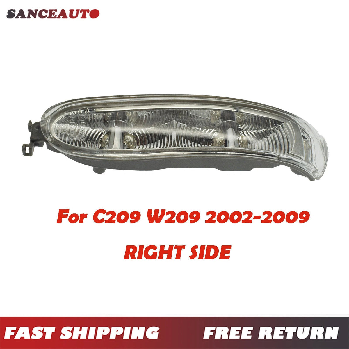 Right Mirror Turn Signal Light Lamp for Mercedes-Benz W209 C209 02-09 2308200821 6B93BC-57