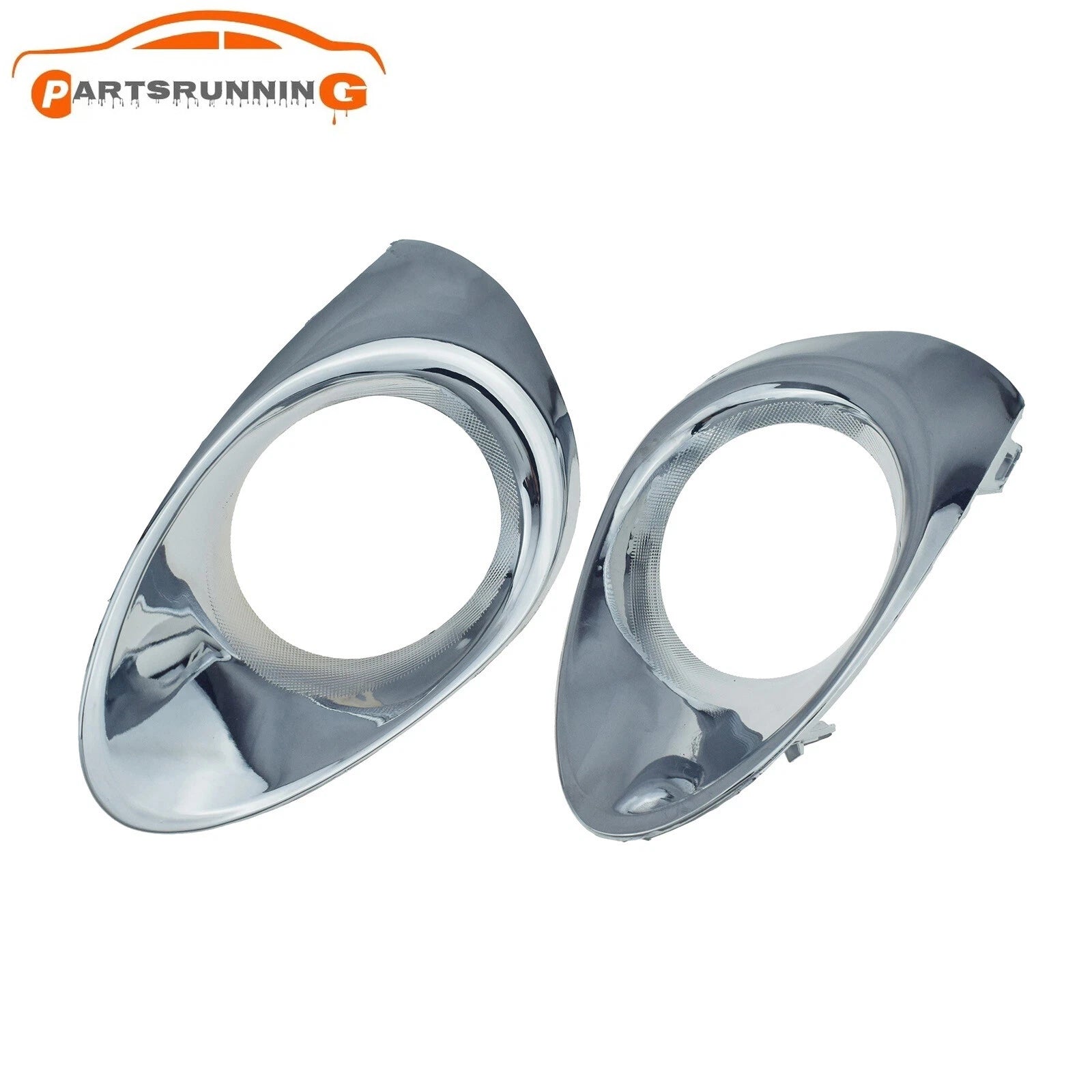 Bumper Fog Light Bezel Lamp Trim Left Right Kit For 2013-2015 Lexus RX350 RX450h 6B93BC-57