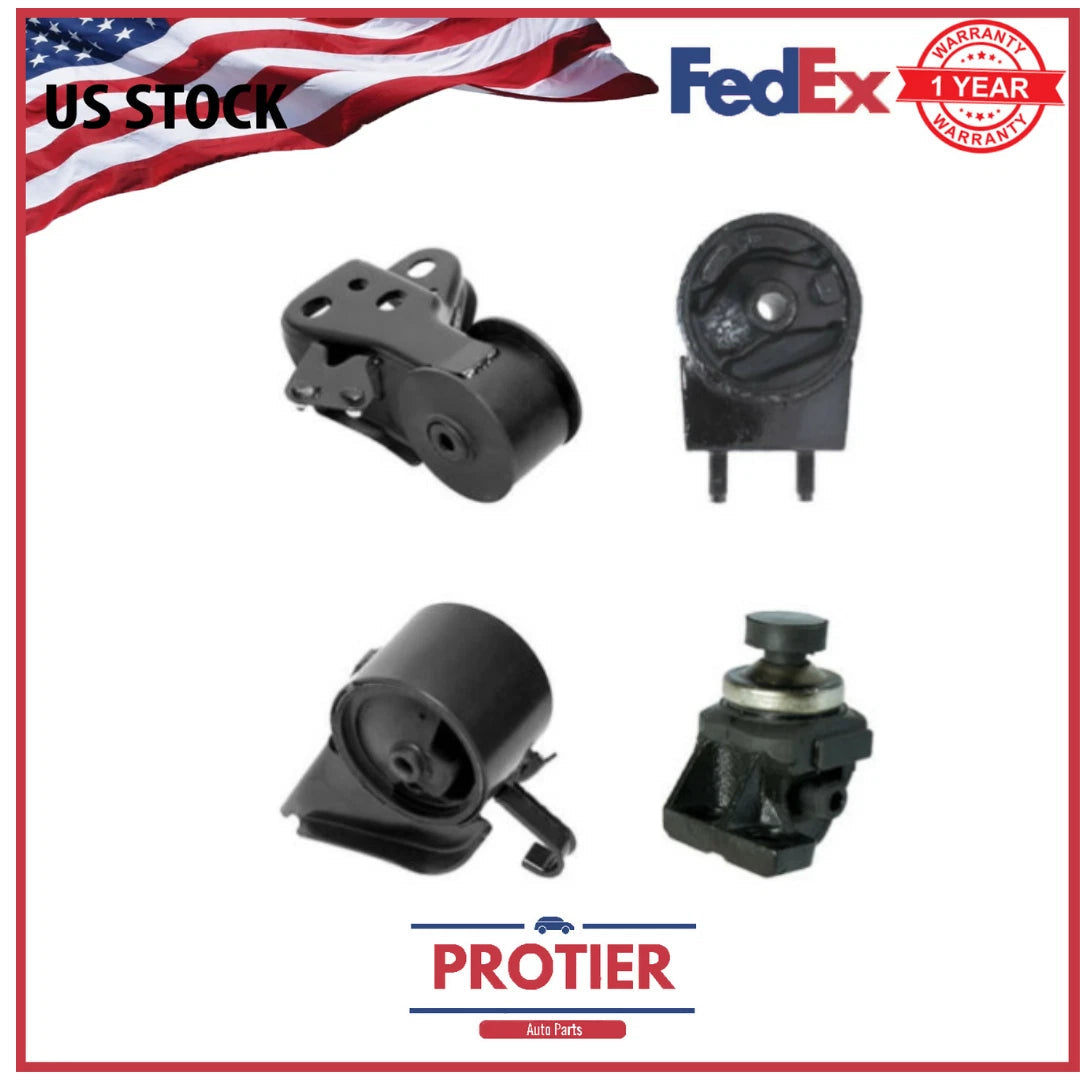 Engine Motor & Trans Mount 4PCS Set Fit 1993-1997 Mazda MX-6 2.5L for Auto Trans 6B93BC-57