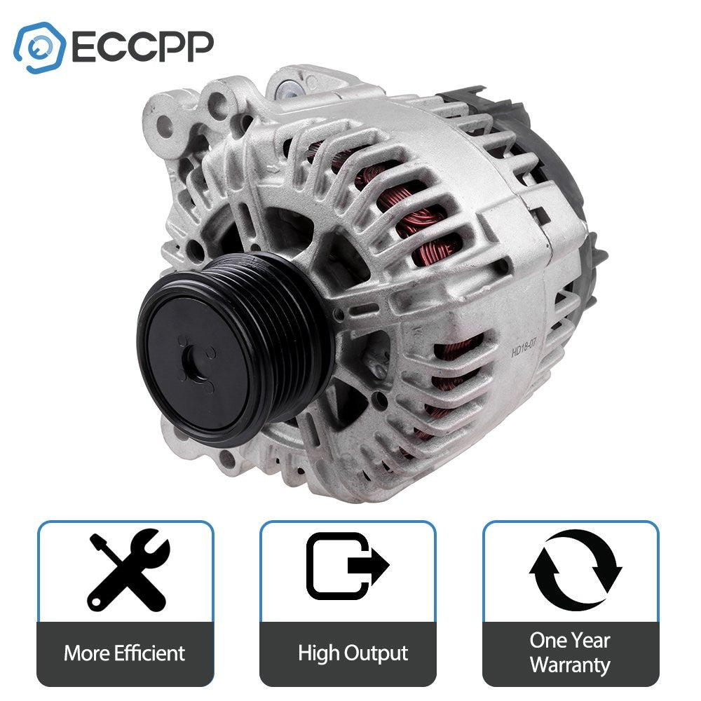 ECCPP Aluminum Alternator For Audi Volkswagen TT Beetle Golf Jeeta 2000-2006