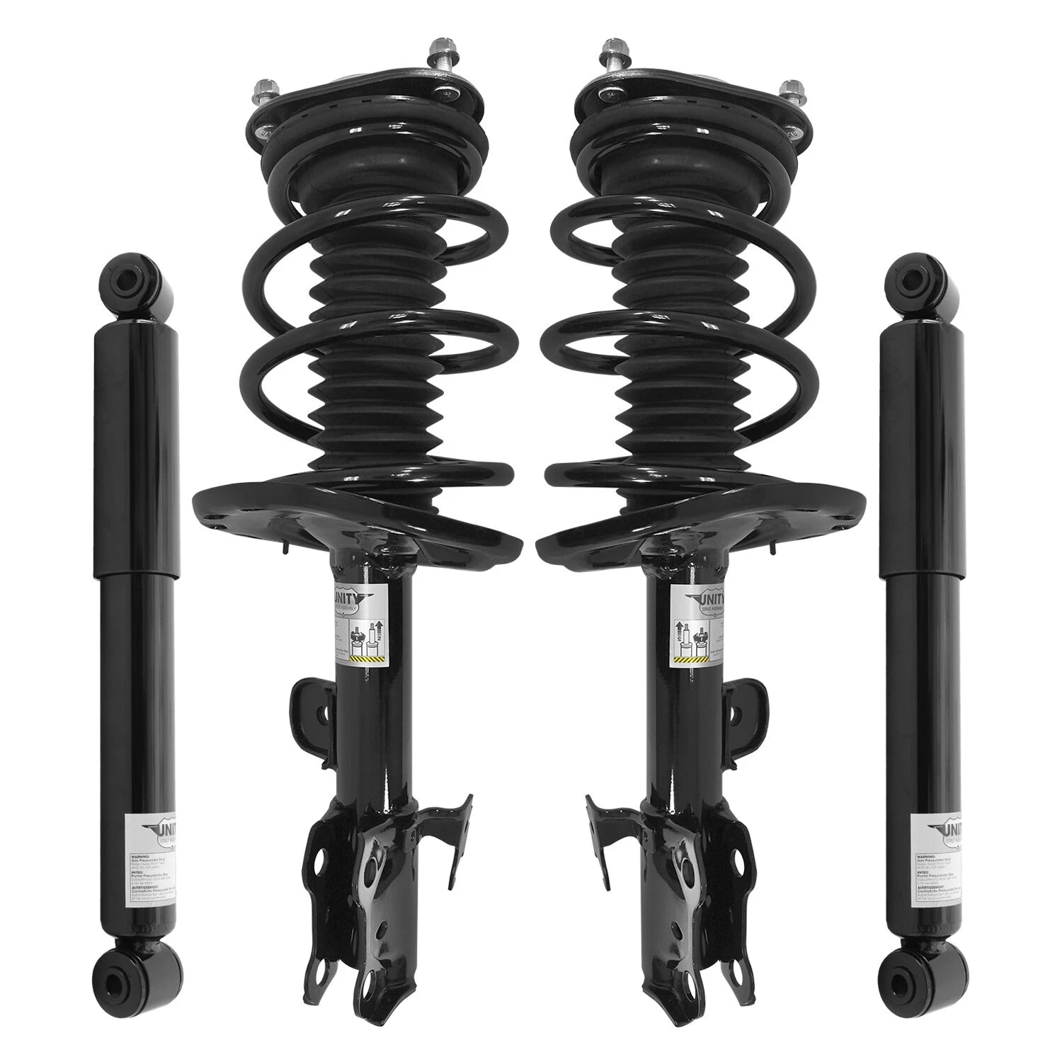 Front & Rear Complete Strut Assembly Shock Kit for 2009-2012 Toyota Rav4 6B93BC-57