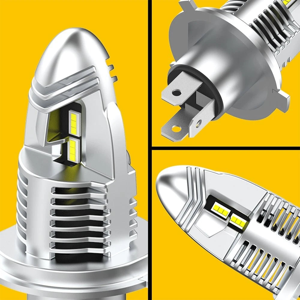 AUXITO H4 9003 LED Headlight Kit Bulbs High Low Beam White 80000LM Super Bright AUXITO