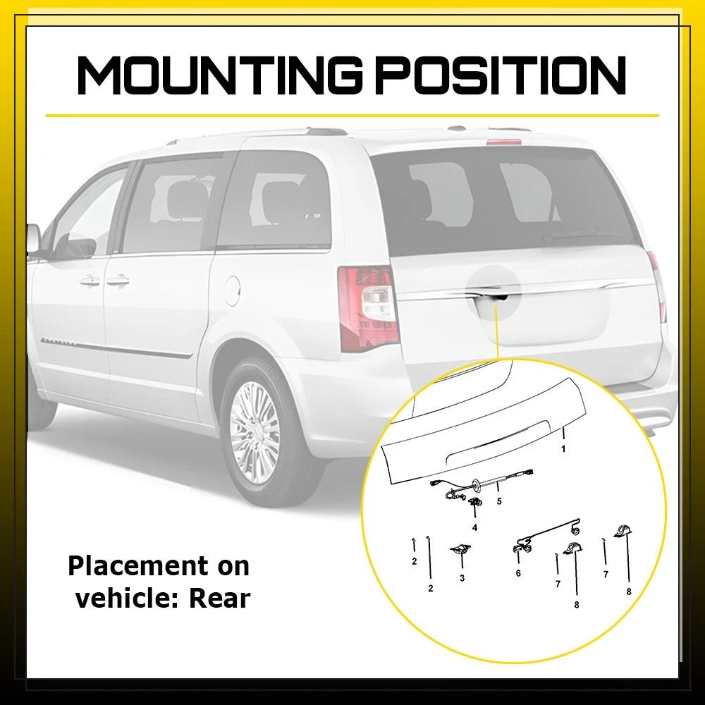 Car Rear View Backup Parking Reverse Camera Fit 2011-2020 Dodge Grand Caravan EA 6B93BC-57